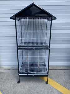 BRAND NEW Tall Patio 2 Cages with slide out divider $375 flatpacked