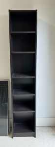 IKEA Billy Bookcase half width Black-Brown