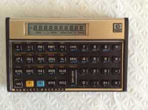 Hewlett Packard 12C RPN financial calculator