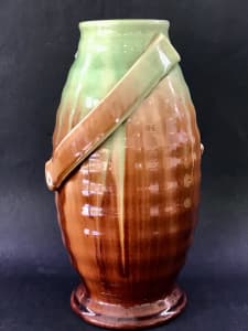 Vintage Australian Pottery Bakewells Trent Art Ware Deco Large Vase