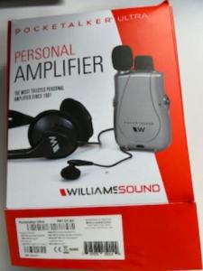 Pocketalker ultra personal amplifier for the hard of hearing