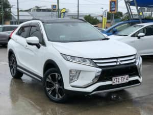 2017 Mitsubishi Eclipse Cross YA MY18 Exceed AWD White 8 Speed Constant Variable Wagon