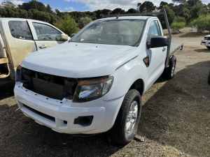2012 FORD RANGER PX 6 SP AUTOMATIC C/CHAS, 2 seats