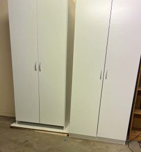 New White Cupboards 