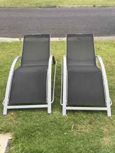 2 x Outdoor Lounge Chairs
