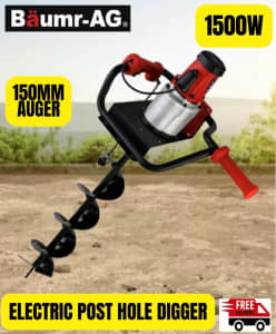 1500W Post Hole Digger Electric Earth Auger (Brand New)