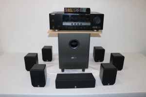 Yamaha Surround Sound System with 7 Speakers & Subwoofer & Bluetooth