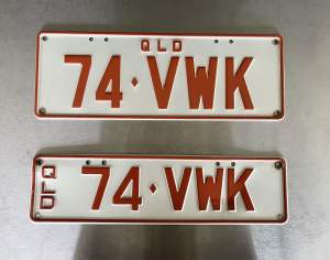 kombi Queensland personalized number plates
