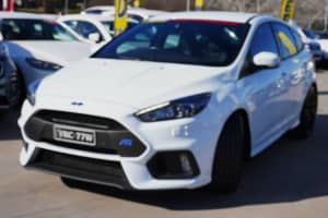 2016 Ford Focus LZ RS AWD White 6 Speed Manual Hatchback