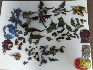 Mega Bloks buildable dragons assorted bulk lot incomplete