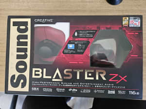 Sound Blaster ZX Sound Card With Audio Control Module