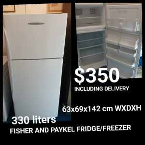 ♥️ FISHER AND PAYKELFRIDGE/FREEZER
👉GOOD CONDITION, WORKING WELL

