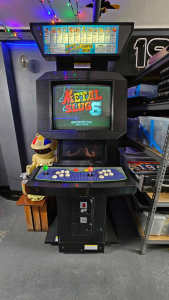 Atomiswave arcade cabinet with Summy motherboard and 9x games.