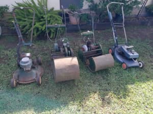 Vintage mowers job lot$850