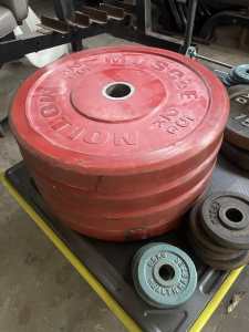 100kg (4x 25kg) Olympic weight plates