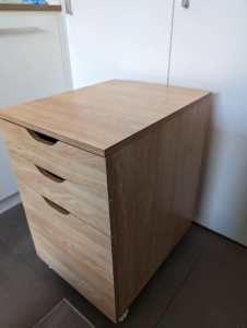 Desk Drawers with Wheels and File Holders