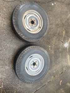 wheels rims and tyres 13 and 14 inch holden torana and ht stud pattern