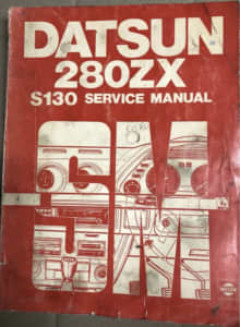 Datsun 280ZX Workshop Manual.  Melb Glen Waverley Monash Area Preview