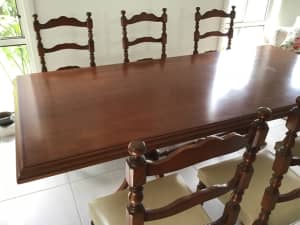 Classical dining table