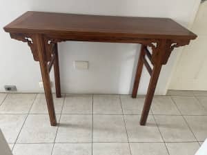 Solid wood side table Cronulla Sutherland Area Preview