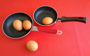 Pair of Small Frypans - Great for a Little Omelette for One