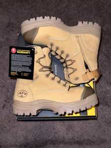 AT 45632z Composite Toe Zip Side Boot - Wheat