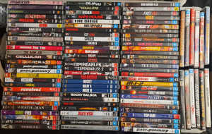 Action DVDs $2 ea or 6 for $10