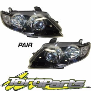SUIT FORD FG FALCON G6E SERIES 2 PROJECTOR HEADLIGHTS HEADLAMPS
