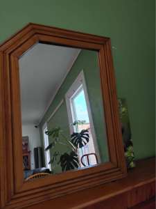 Vintage Wood Framed Mirror with good quality