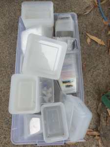 Free plastic containers