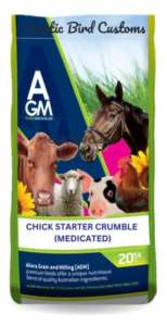 19% AGM Chick Starter Crumble (Medicated) 20kg Chook Feed