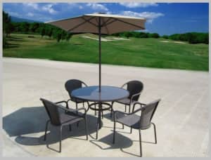 New 6pcs Outdoor/Indoor Rattan Wicker Furniture Coffee Table with