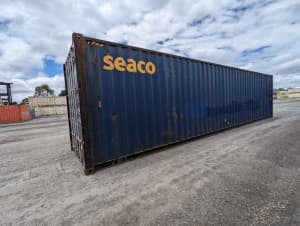 40ft High Cube Cargo Worthy Shipping Containers - ex Bathurst