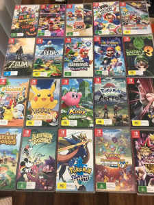 Nintendo Switch games for sale