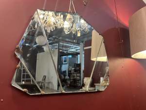 Art Deco Fan Mirror