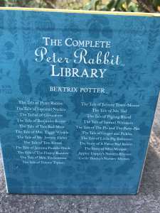 Complete Peter Rabbit boxed collection books Beatrix Potter