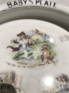 Baby plate -Antique