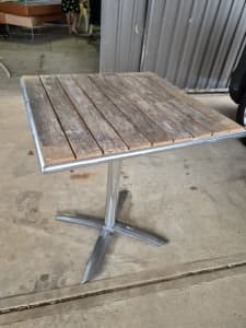 Cafe style patio table