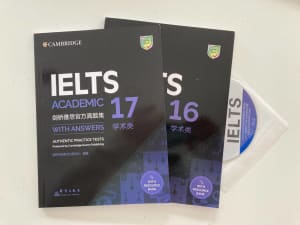 sell 20222 newest Cambridge IELTS books 16&17 with CD,