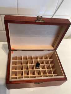 Small Wooden Box for Essential Oils etc