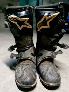 Alpine Stars Toucan Motorcycle Boots size 43