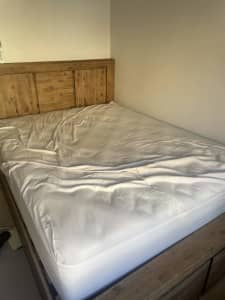 Mattress and bed frame