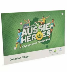Woolworths Aussie Heroes Collector Album (ALBUM ONLY - NO STICKERS)