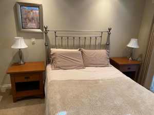 Bed Frame and HeadBoard Queen including Box Spring