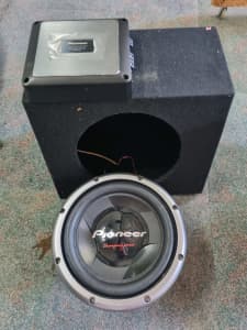 Subwoofer amplifier and sub box