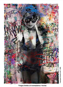 Art print by French street artist Pookky