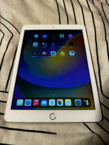 iPad (6th Generation) White 32GB with two cases
