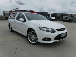 2013 Ford Falcon FG MkII XR6 Ute Super Cab White 6 Speed Sports Automatic Utility