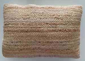 4 Duck & Weave Jute Natural & Inners 40x60cm RRP $380 - FIXED PRICE