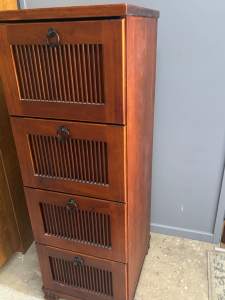 Balinese style filing cabinet- well made